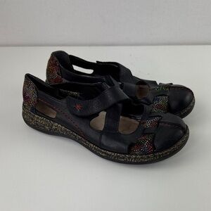 Rieker Multi Colour Mary Jane Flat Shoes size 39
